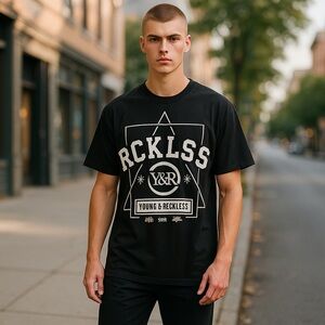 🎉HP🎉 Young & Reckless short sleeve tee shirt size Medium NWT